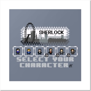 SHERLOCK SELECT SCREEN Posters and Art